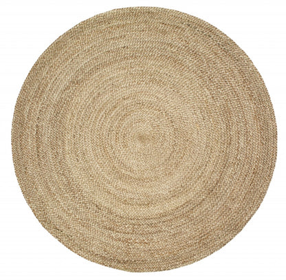 Gray Toned Natural Jute Area Rug