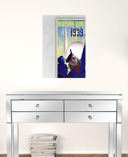 New York 1939 World's Fair Vintage Travel Unframed Print Wall Art