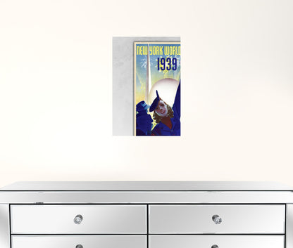 New York 1939 World's Fair Vintage Travel Unframed Print Wall Art