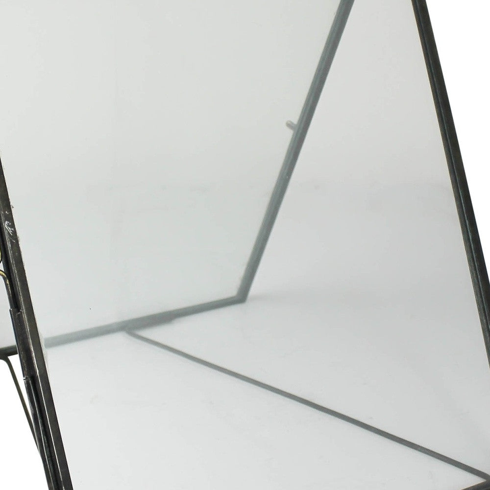 8" x 10" Black Metal Tabletop Picture Frame