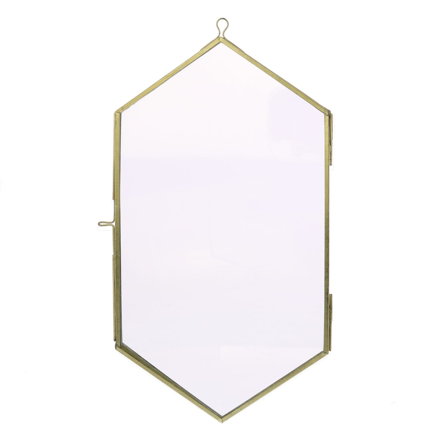 Gold Metal Diamond Hanging Frame