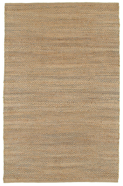 8' X 10' Brown Dhurrie Hand Woven Area Rug
