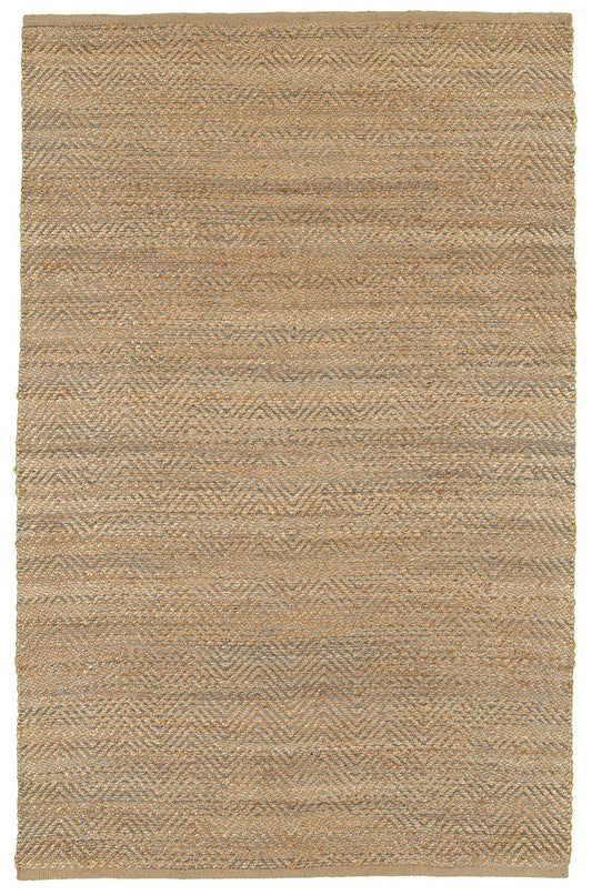 8' X 10' Brown Dhurrie Hand Woven Area Rug