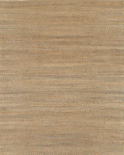8' X 10' Brown Dhurrie Hand Woven Area Rug