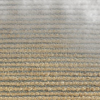 8’ x 10’ Tan and Blue Undertone Striated Area Rug