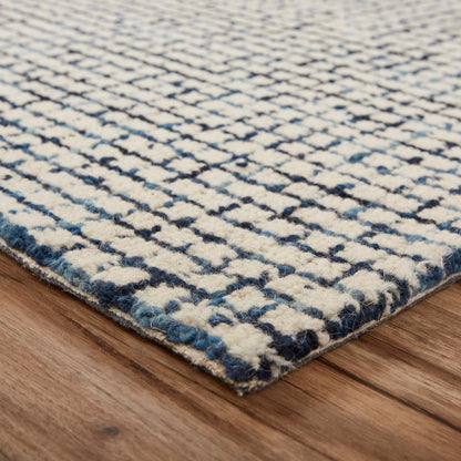 9' X 12' Ivory Wool Hand Loomed Area Rug