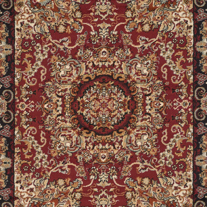 5’ x 7’ Red Royal Medallion Area Rug