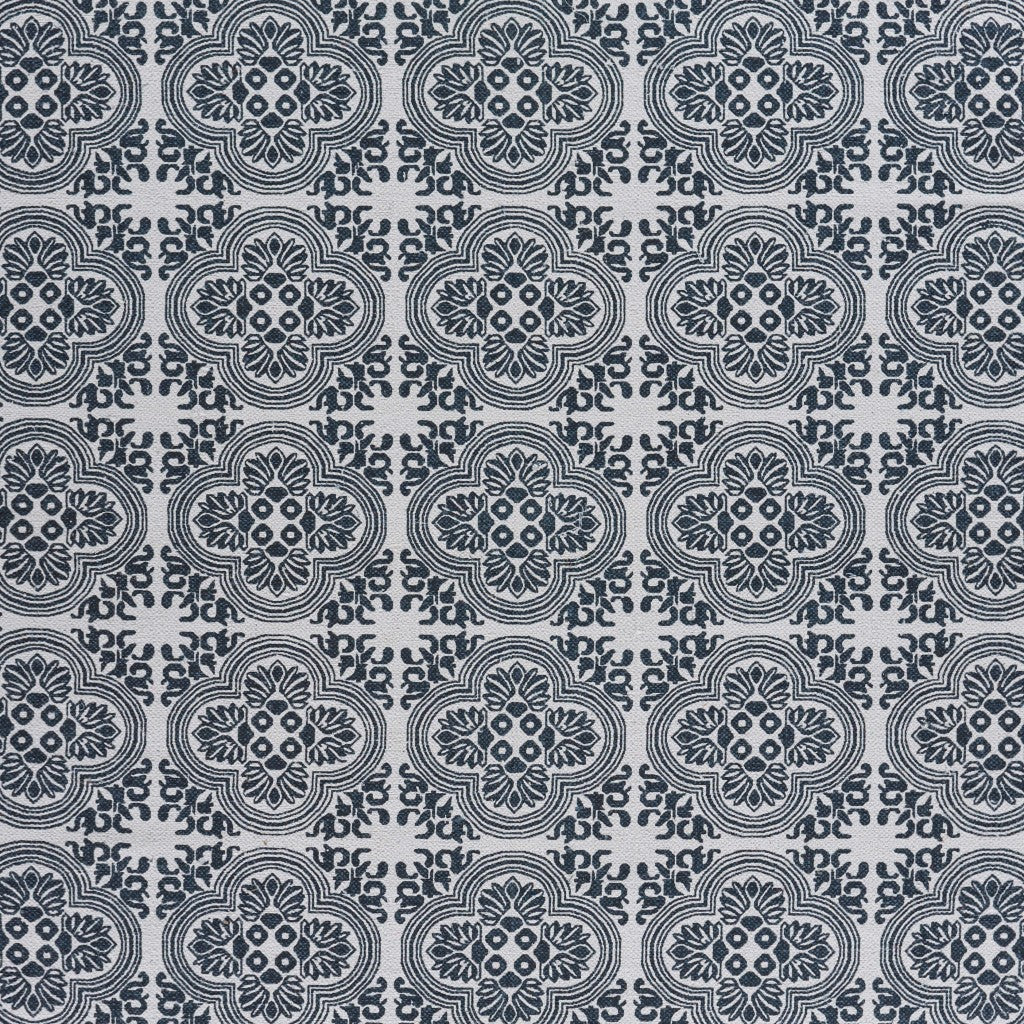 5’ x 7’ Blue and Green Chindi Area Rug