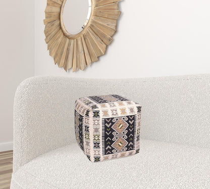 17" X 17" Abstract Polyester Blown Seam Pillow