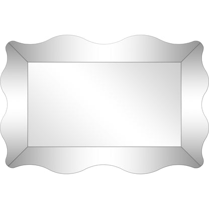 Clear Novelty Accent Glass Mirror