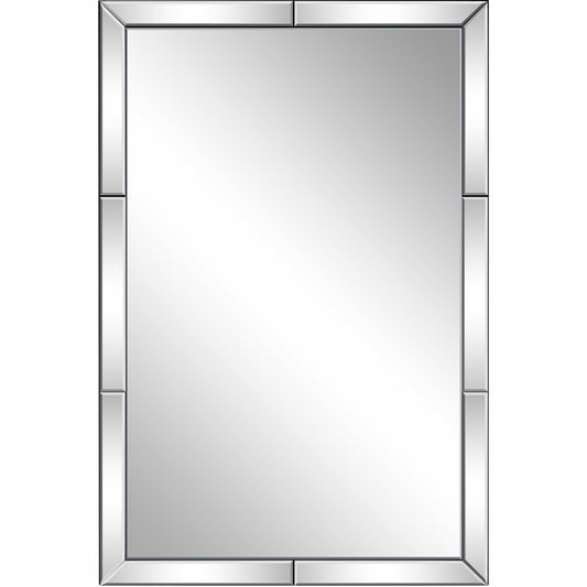 Clear Rectangle Accent Glass Mirror