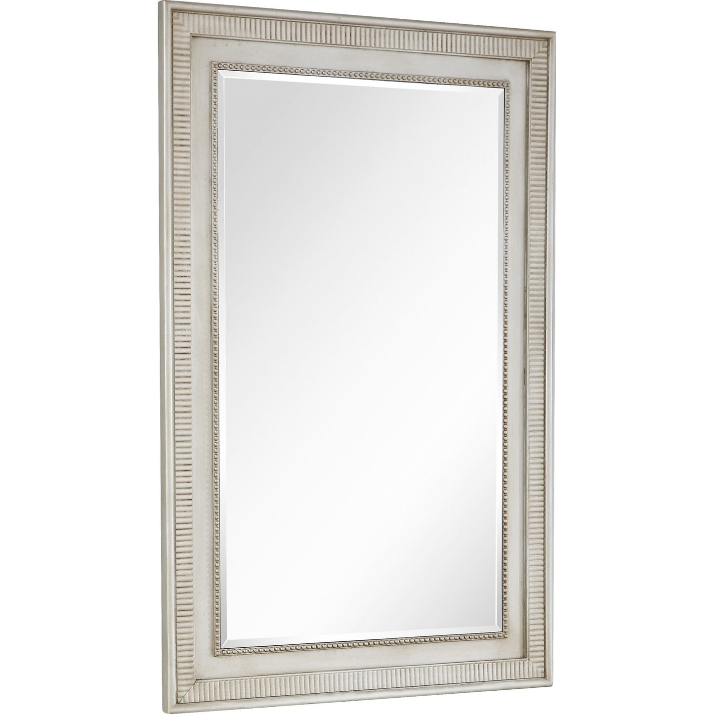 Antiqued Silver Finish Mirror