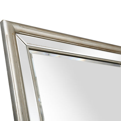 Silver Leaf Antiqued Mirror