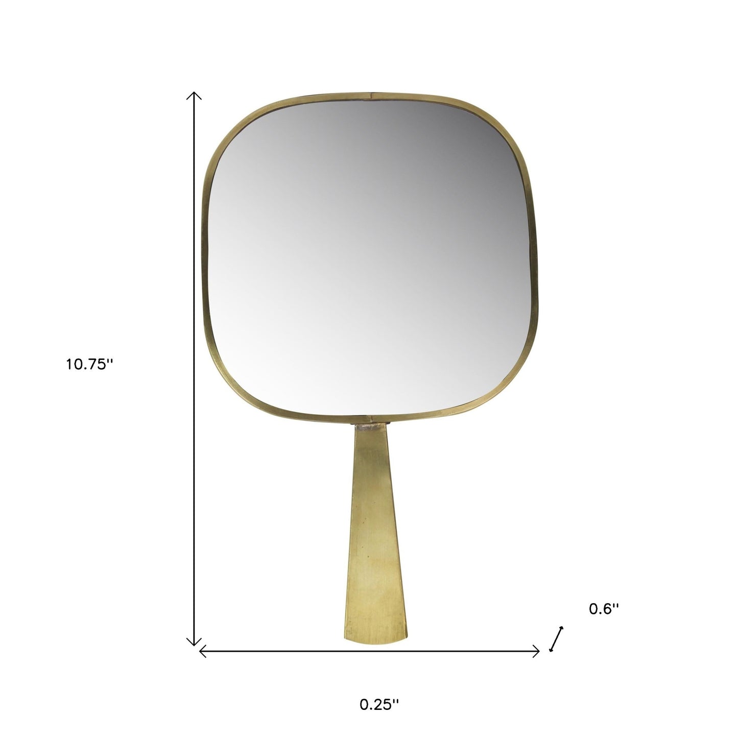Gold Greek Key Hand Mirror