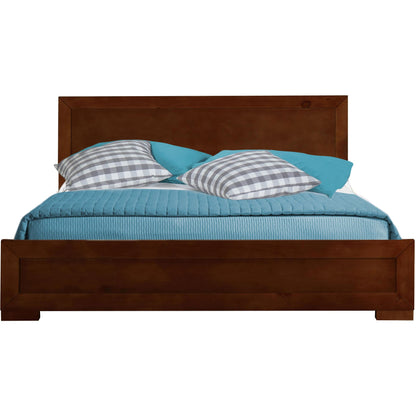 Cherry Wood Queen Platform Bed