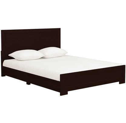 Cherry Wood Queen Platform Bed