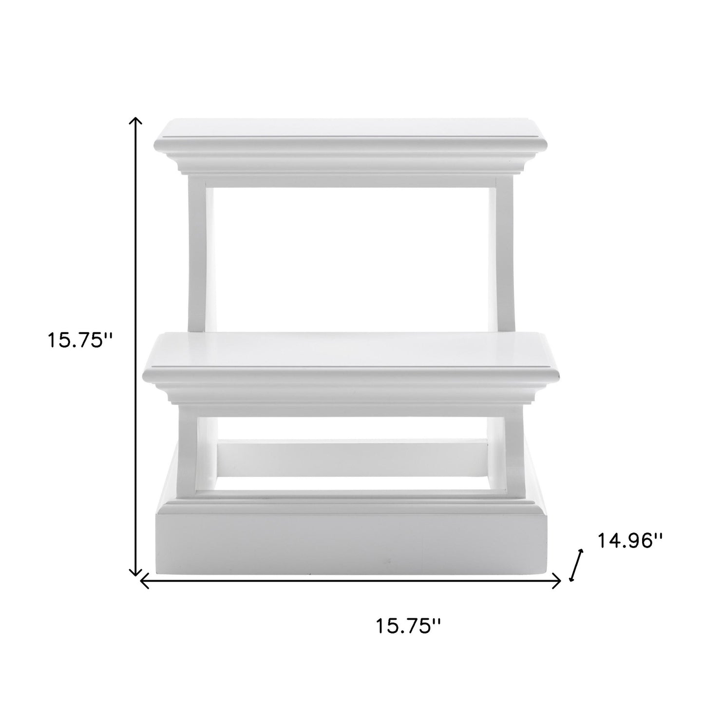 Classic White Bed Step