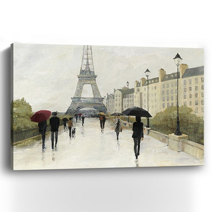 Parisian Rainy Day Unframed Print Wall Art