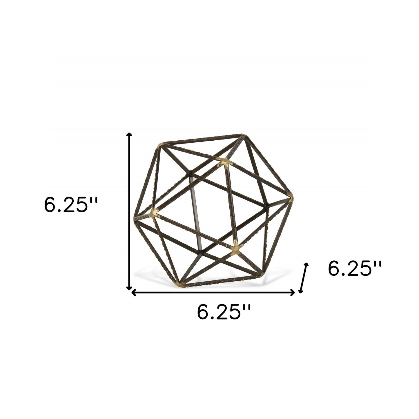 Petite Geometric Decorative Sculpture
