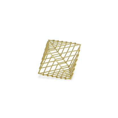 Petite Gold Metal Decorative Sculpture
