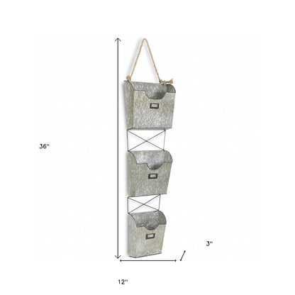 Three Tier Metal Hanging Storage