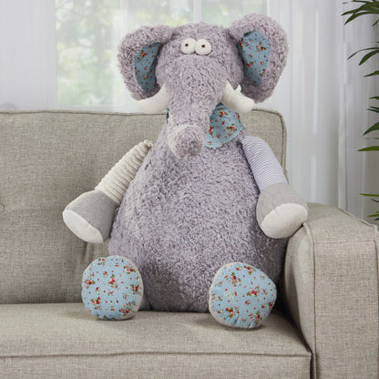 22" X 26" Gray Novelty Polyester Pillow