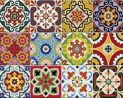 4" X 4" Mediterra Mosaic Peel and Stick Tiles