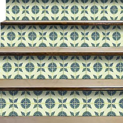 4" X 4" Aegean Orb Removable Peel And Stick Tiles