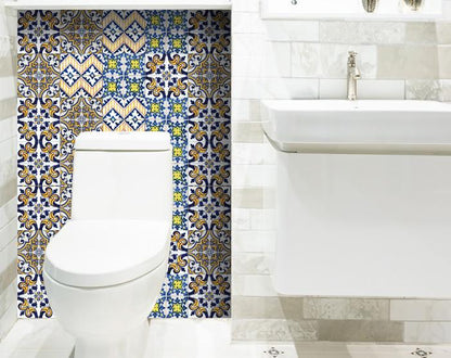 4" X 4" Addison Multi Mosaic Peel And Stick Tiles