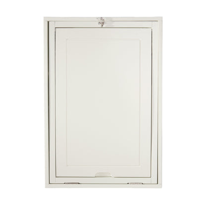 22" Off White Secretary Desk