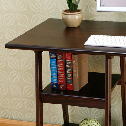 Espresso Sawhorse Desk