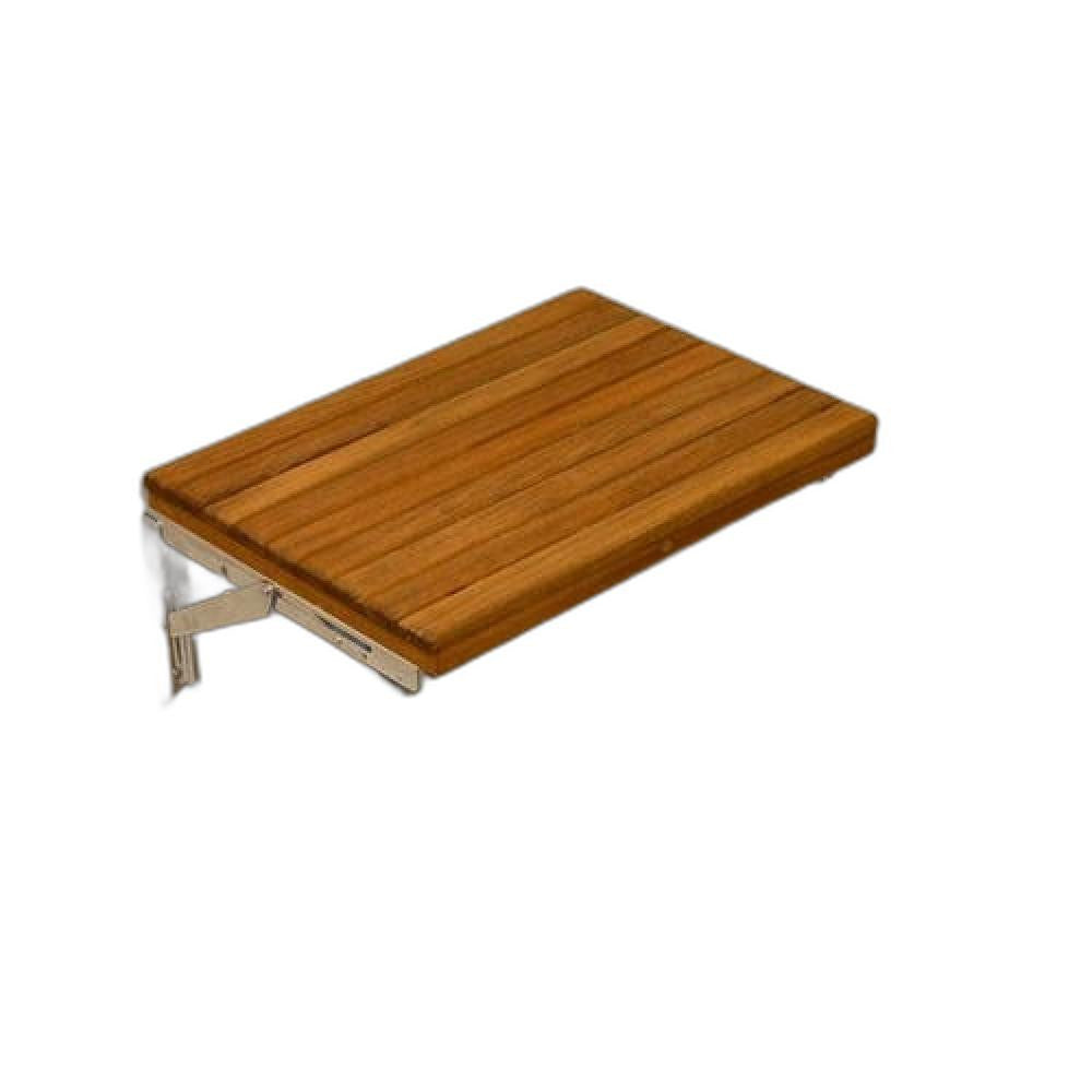 17" Premium Wall Mount Teak Shower Bench