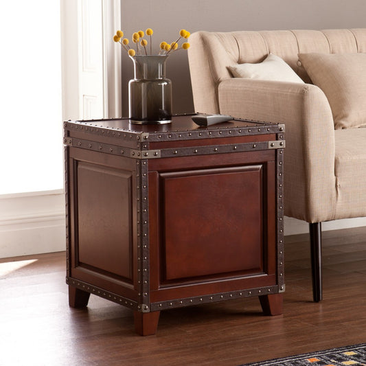 24" Brown End Table