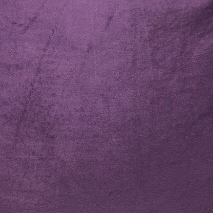 Purple and White Reversible Velvet Throw Pillow