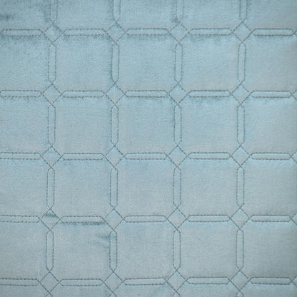 Gray Quilted Decorative Throw Pillow
