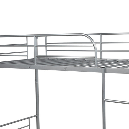 Silver Twin Over Twin  Separable Bunk Bed