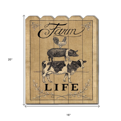 Farm Life Unframed Print Wall Art