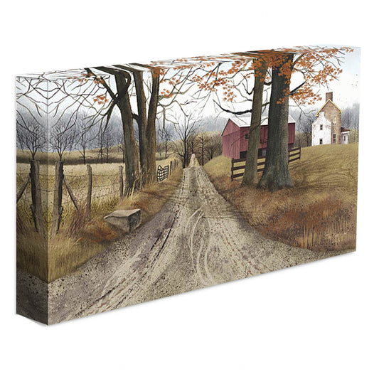 The Road Home Wrapped Canvas Print Wall Art