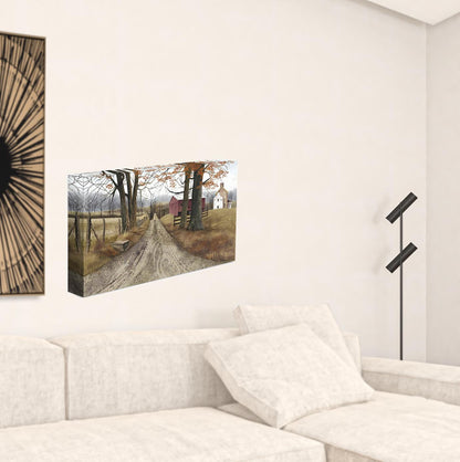 The Road Home Wrapped Canvas Print Wall Art