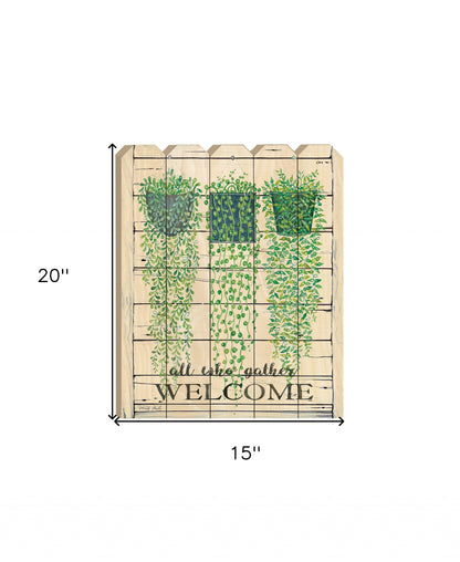 Ivy Welcome Unframed Print Wall Art