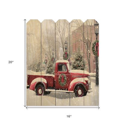 Snowy Day In Wellsboro Unframed Print Wall Art