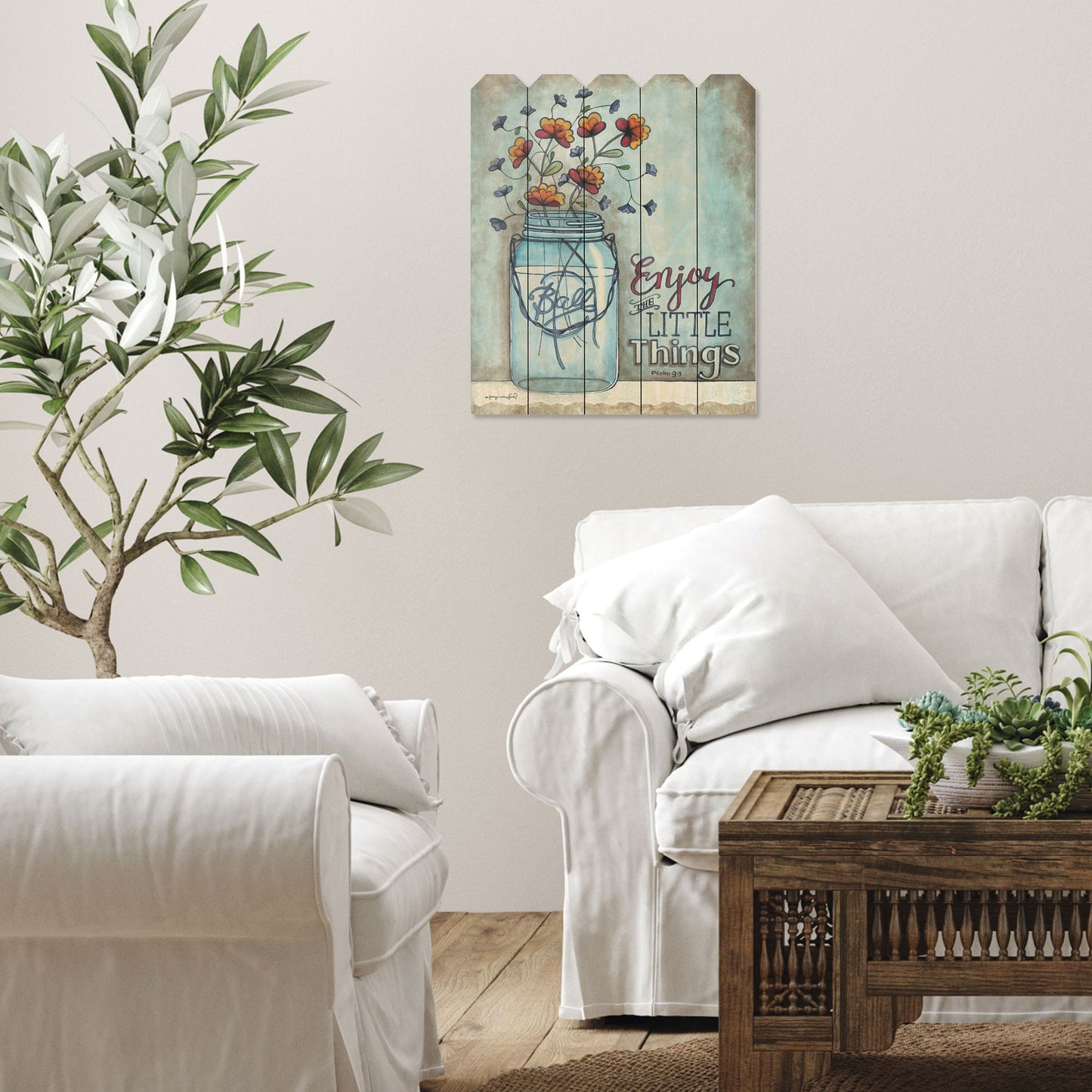 Enjoy The Little Things Unframed Print Wall Art