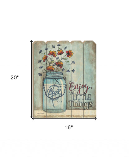 Enjoy The Little Things Unframed Print Wall Art