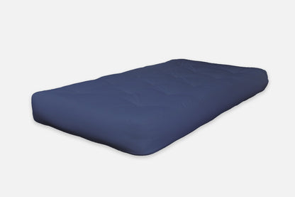 8" Navy Blue Double Poly Twin Futon Mattress