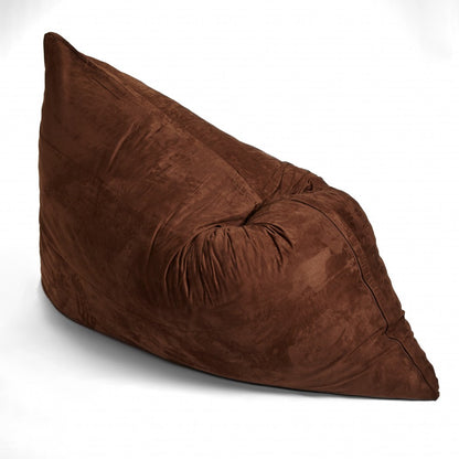 73" x 52" Brown Sofa Sack Bean Bag Lounger