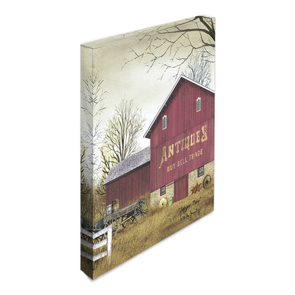 Antique Barn 2 Wrapped Canvas Print Wall Art