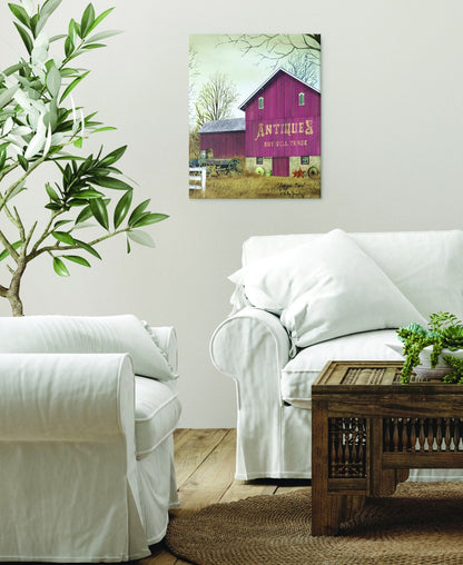 Antique Barn 2 Wrapped Canvas Print Wall Art