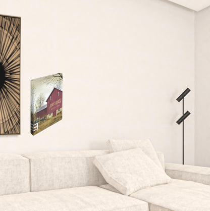Antique Barn 2 Wrapped Canvas Print Wall Art
