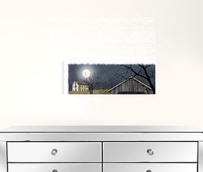Sleepy Hollow Bridge 3 White Wrapped Canvas Print Wall Art