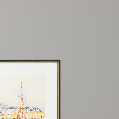 Le Croisic Ii Framed Art Black Picture Frame Print Wall Art